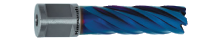 Корончатое сверло Karnasch Blue-Line Pro из быстрорежущей стали, длина 55мм, хвостовик Weldon Корончатые сверла Blue-Line Pro длина 55мм
