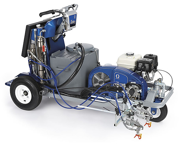 Самоходный аппарат для нанесения дорожной разметки Graco LineLazer IV 250 SPS Разметочный аппарат Graco LineLazer IV 250 SPS