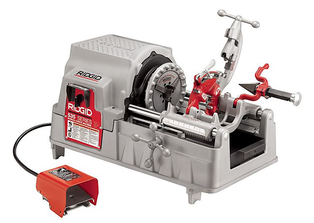 Резьбонарезной станок Ridgid 535 до 150мм, станок для нарезания трубной резьбы стандарта BSPT, NPT Резьбонарезной станок Ridgid 535 до 150мм
