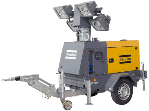 Дизельная осветительная мачта Atlas Copco QLT H50 Осветительная мачта Atlas Copco QLT H50