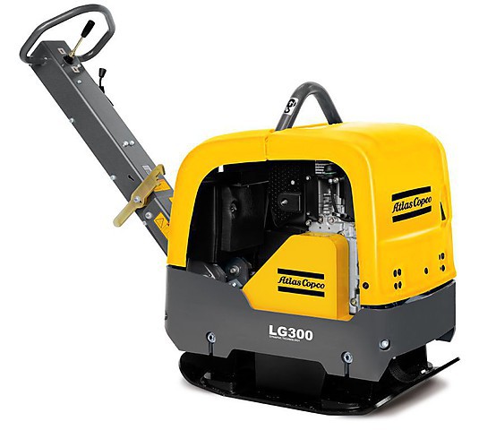 Реверсивная дизельная виброплита Atlas Copco LG300 для песка и гравия Реверсивная виброплита Atlas Copco LG300