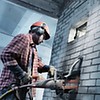 Алмазная резка железобетона резчиком Husqvarna K-3000 CNB