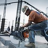 На данный бензорез можно установить диск диаметром от 300 до 400 мм 